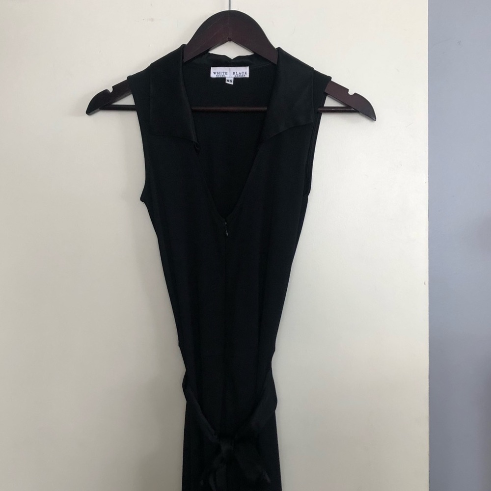 Zip font sleeveless jumpsuit